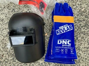 Welding helmet plus FREE pair of welding gloves weld safety - Picture 1 of 6
