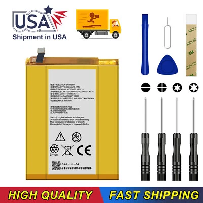 for MetroPCS ZTE ZMax Pro Z981 Replacement Battery Li3934T44P8H876744 Adhesive - Imagem 1 de 4