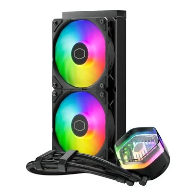 Cooler Master MasterLiquid 240 Atmos ARGB Close-Loop 120mm 4-Pin PWM 2500RPM - Image 1 of 4
