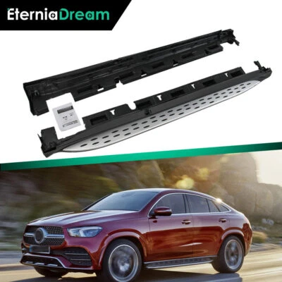 OEM 2pcs Side Steps for Benz GLE Coupe C292 2015-2020 Running Board Nerf Bar — 第 1/4 张图片