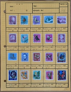 Sellos de Suiza colección temprana sin clasificar - Imagen 1 de 1