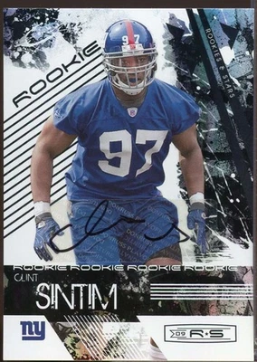 Clint Sintim /100 2009 Donruss Rookies and Stars Rookie Autograph Holofoil #136  - Image 1 of 2