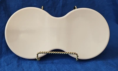 Soporte de reposacuchara doble Tupperware rosa muy pálido/melocotón?  Vintage #2763A-2 Foto 1 de 4