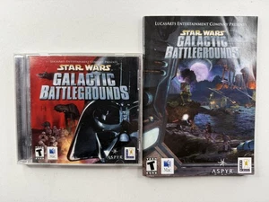Star Wars Galactic Battlegrounds Mac CD ROM Video Game Aspyr LucasArts - Picture 1 of 7