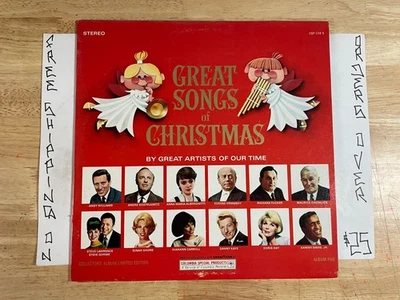 VA GREAT SONGS OF CHRISTMAS ALBUM FIVE LP EYDIE GORME DORIS DAY SAMMY DAVIS JR - Image 1 of 3