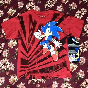 NEW Sonic The Hedgehog Boys Socks WITH SHIRT 5 Pairs Size 3-9 LARGE - Picture 1 of 7