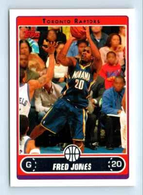 2006-07 Topps Fred Jones Toronto Raptors #65 Foto 1 de 2