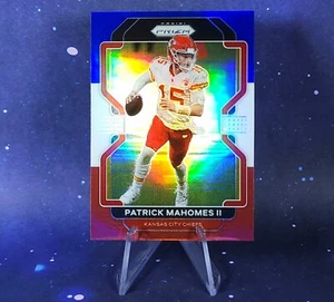 Patrick Mahomes 2021 Panini Prizm rojo blanco y azul Prizm Kansas City Chiefs - Imagen 1 de 13
