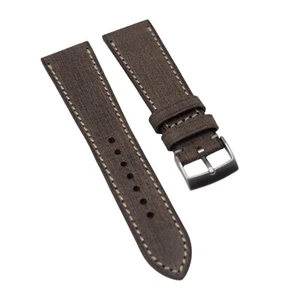 Correa de reloj de cuero Babele marrón de 20 mm, 22 mm - Imagen 1 de 2