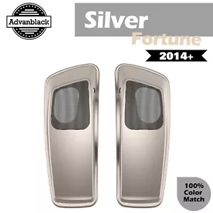 Cubierta de audio con alforja para alforja de 6x9" Harley Touring 2014+ Silver Fortune - Imagen 1 de 7