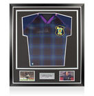 Framed Gary McAllister Signed Scotland Shirt - 1996 - Premium Autograph