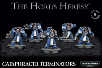 Warhammer Horus Heresy Cataphractii Terminators (5) No BOX - Image 1 of 2