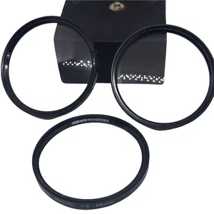 Bower Macro Digital Macro Filter Set 58mm +1 +2 +4 Close Up Vintage Black Case - Picture 1 of 10