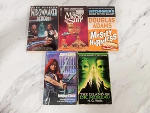 Sci-Fi 5 Book Lot: Widowmaker Reborn - The Mask Of The Sun - Death Lands... - Picture 1 of 2