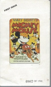 Sealed First Issue Mickey Mouse Bell America Phone Card Limited Ed. #'ed /1500 - Picture 1 of 2