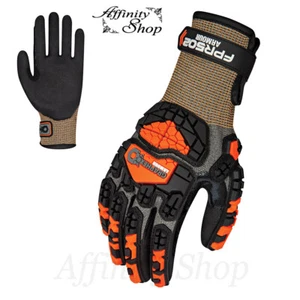 Graphex Armour Impact Protection Cut 5 Gloves FPR502 Graphene/Carbon Fibre NEW! - Picture 1 of 5