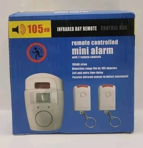 Infrared Ray Remote Control Bug Remote controlled mini alarm W/ 2 remotes - Picture 1 of 6