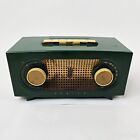 Vintage Zenith Tube Radio R511F Bakelite Apple Green Radio, 1955