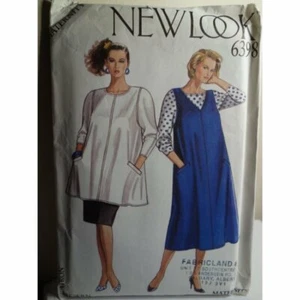 NEW LOOK Sewing Pattern 6398 Maternity - Tunic, Dress and Skirt UNCUT Size: 8-18 - Picture 1 of 7