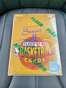 1992-1993 Fleer Basketball NBA Series 2 Box MINT Jordan Pippen Shaq RC MINT - Picture 1 of 6