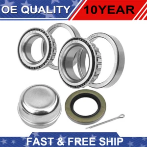 For 3500# 1.719'' Spindle #84 Axle Trailer Wheel Hub Bearings Kits L44649 L68149 - Picture 1 of 7