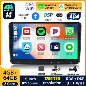 8-Core Android14 Autoradio Carplay Für VW GOLF 5 6 Plus Caddy Touran Polo Passat - Bild 1 von 15