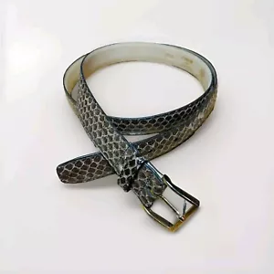 L'aiglon Snakeskin Belt Size 38 Womens - Picture 1 of 7