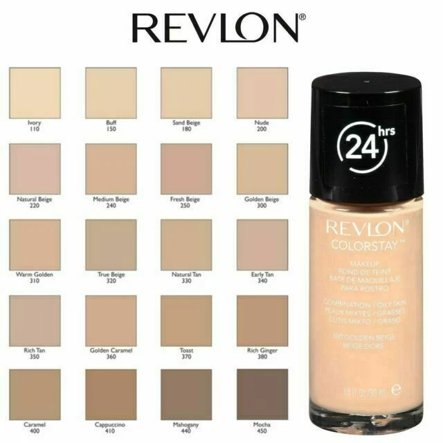Revlon ColorStay 24 Hr Makeup Foundation Combination/Oily Skin Choose Your Shade - Image 1 of 1