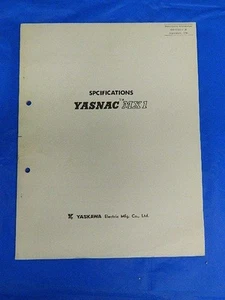 YASKAWA YASNAC MX1 CNC SPECIFICATIONS SIE-C843-7.30 - Picture 1 of 2