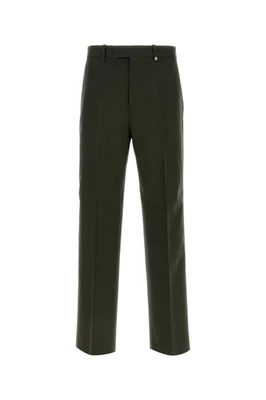 Pantalones de lana BURBERRY verde botella nuevos y auténticos Foto 1 de 3
