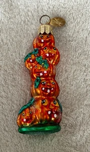 Vintage Christopher Radko Little Gems Halloween Ornament "Stack O'Lanterns" - Bild 1 von 4