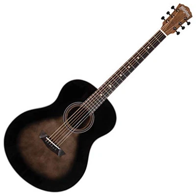 Washburn Bella Tono 6 String Acoustic Guitar  Right  Gloss Charcoal Burst - image 1 of 2