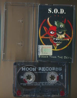 S.O.D. Bigger Than The Devil 1999 2003 Ukraine Licensed Cassette NM rarity - Image 1 of 4