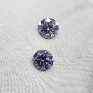 1.50 Ct Round Purple Lab Grown Diamond VVS1 Brilliant Cut Excellent Clarity - Picture 1 of 4