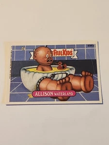 Garbage Pail Kids Series 12 1988 #496a Allison Waterland - Picture 1 of 2