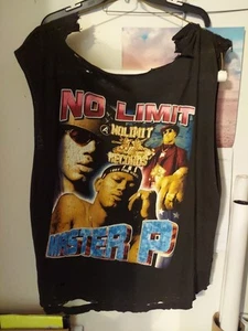 Vintage 90er Master P & No Limit Soldaten doppelseitiger Rap Herren XL? T-Shirt ohne Etikett - Bild 1 von 24