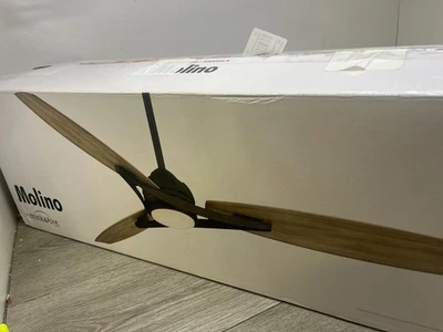 MinkaAire F742L-SBR Molino 65" 3 Blade Smart LED Ceiling Fan-Soft Brass- Missing - Image 1 of 4