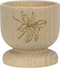 'Orchid Flower' Wooden Egg Cup (EC00005215)
