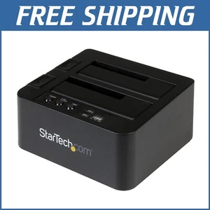 Compact Dual-Bay SSD/HDD Duplicator with Multi-Functional LED Indicators - Picture 1 of 9