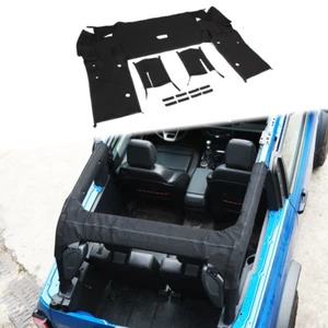 Acolchado protector organizador de cubierta de barra antivuelco negro para camioneta 21+ Ford Bronco 2 puertas - Imagen 1 de 10