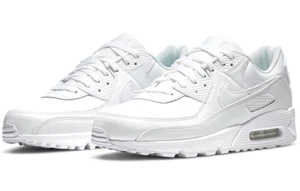 Nike Air Max 90 LTR Triple White Mens Size 6–15 US 100% Authentic Sneakers - Picture 1 of 6