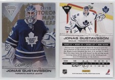 2011-12 Panini Titanium Spectrum Gold /10 Jonas Gustavsson #58