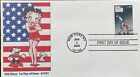 NBC Cachet Betty Boop 3776 Old Glory Uncle Sam on Bicycle 4 Bar
