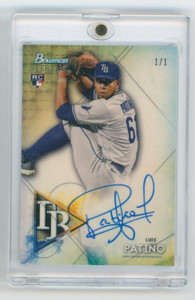 2021 Bowman Sterling Luis Patino Rookie Superfractor Autograph 1/1 Auto RC