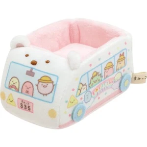 San-X Sumikko Gurashi Collection Running Palm Plush Kindergarten Bus MF61301 NEW - Picture 1 of 6