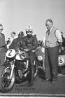 Norton Manx 500Cc John Surtees Father 1955 Original Photo Motorcycle Photograph