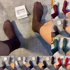 Fashionable Mens Tube Socks Thin and Breathable Multiple Color Choices
