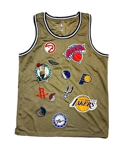 NBA NWT Men's Medium Basketball Jersey Various Team's Patches and Prints - Picture 1 of 6