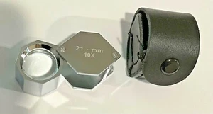 Brand New Jewelers Hexagon 21mm TRIPLET DIAMOND Loupe - Picture 1 of 2