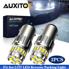 2X AUXITO 1157 LED Turn Signal Brake Reverse Parking Light Bulb White CANBUS EOH